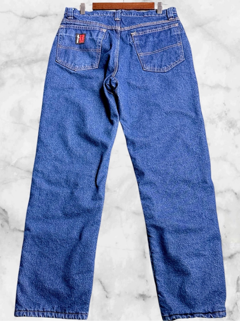 Wrangler RIGGS Workwear Insulated Jeans Mens 32x30 Blue Denim Winter Work Pants
